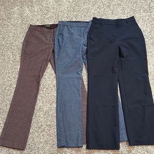 3 size 8, express work pants.  Free shipping.